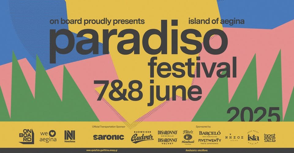 Paradiso Festival 7& 8 June 2025